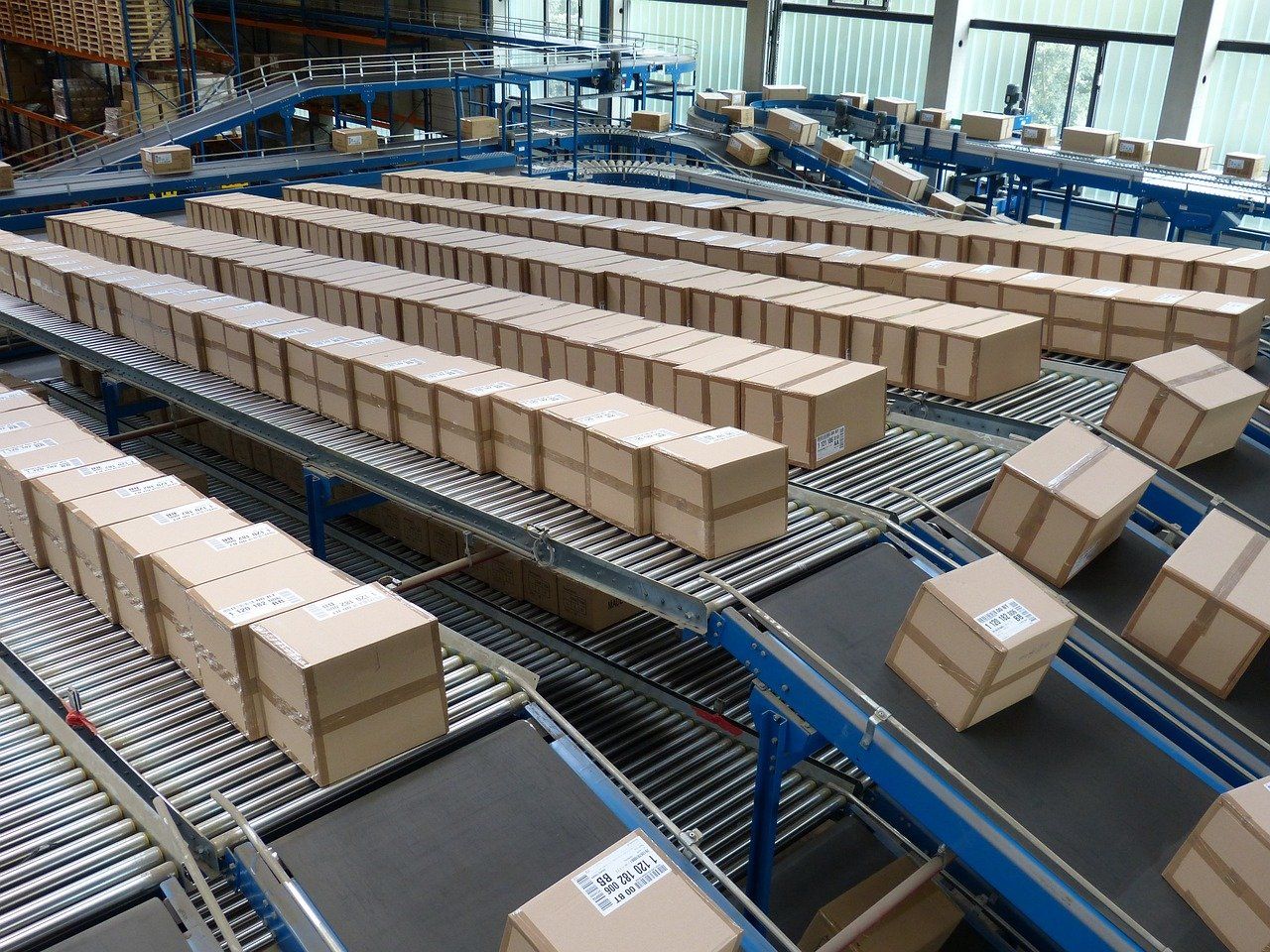 Inventory organised for distribution
